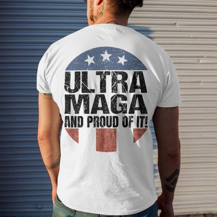 Ultra Maga And Proud Of It V19 Men's Crewneck Short Sleeve Back Print T-shirt Gifts for Him