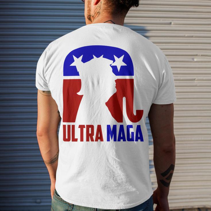 Ultra Maga And Proud Of It V2 Men's Crewneck Short Sleeve Back Print T-shirt Gifts for Him