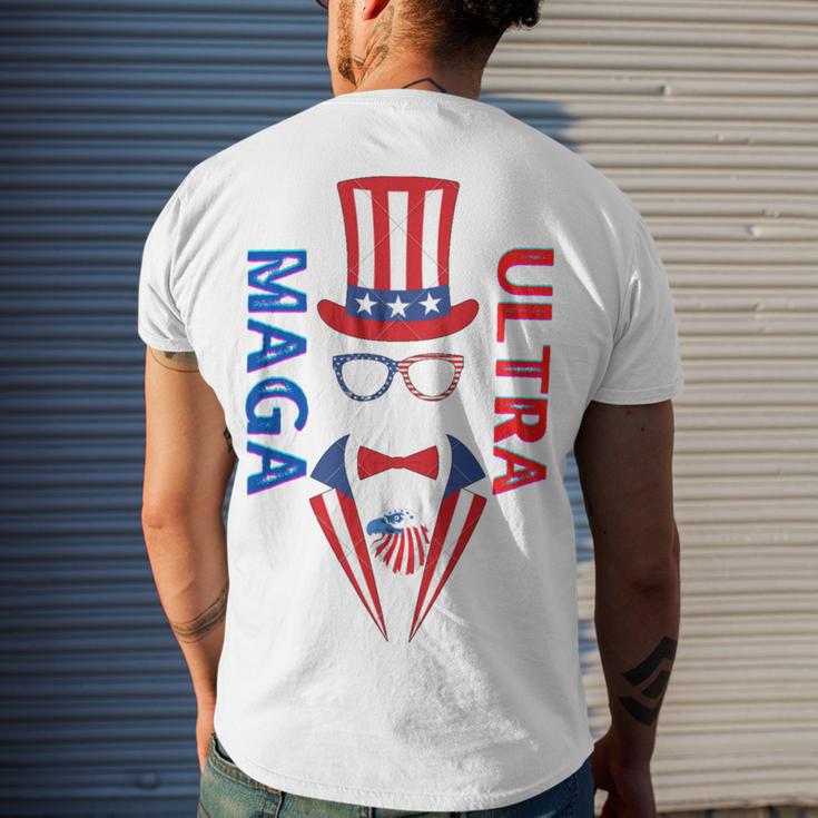 Ultra Maga And Proud Of It V20 Men's Crewneck Short Sleeve Back Print T-shirt Gifts for Him