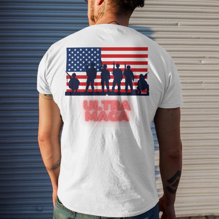 Ultra Maga And Proud Of It V21 Men's Crewneck Short Sleeve Back Print T-shirt Gifts for Him