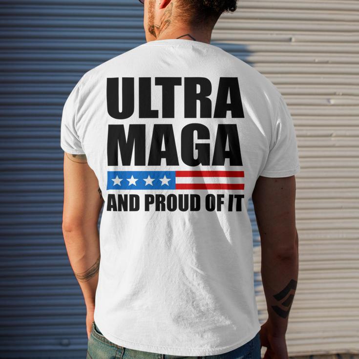 Ultra Maga And Proud Of It V22 Men's Crewneck Short Sleeve Back Print T-shirt Gifts for Him