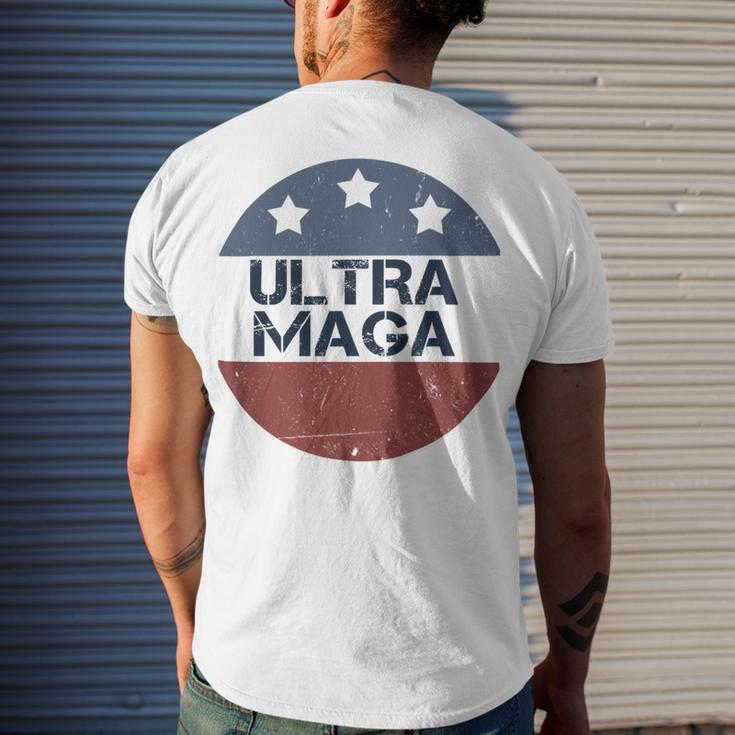 Ultra Maga And Proud Of It V24 Men's Crewneck Short Sleeve Back Print T-shirt Gifts for Him