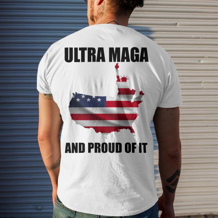 Ultra Maga And Proud Of It V3 Men's Crewneck Short Sleeve Back Print T-shirt Gifts for Him