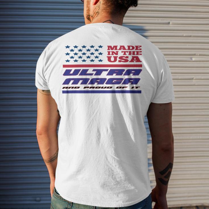 Vintageultra Maga And Proud Of It Made In Usa Men's Crewneck Short Sleeve Back Print T-shirt Gifts for Him