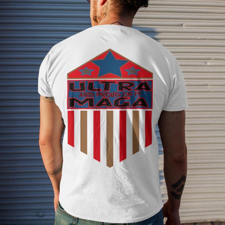 Vintageultra Maga And Proud Of It Men's Crewneck Short Sleeve Back Print T-shirt Gifts for Him