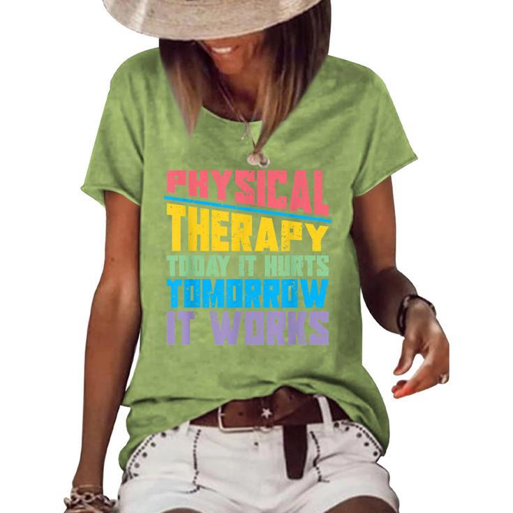 Pt Therapist Pta Physiotherapy Physical Therapy Women's Loose T-shirt