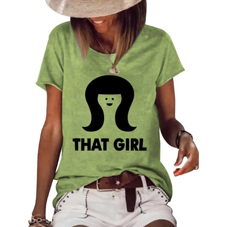 That Girl Women's Short Sleeve Loose T-shirt