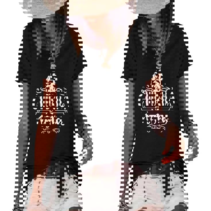 Chihuahua Mama Chihuahua Dog Lover Dogs Owner Chihuahua Mom Women's Short Sleeve Loose T-shirt