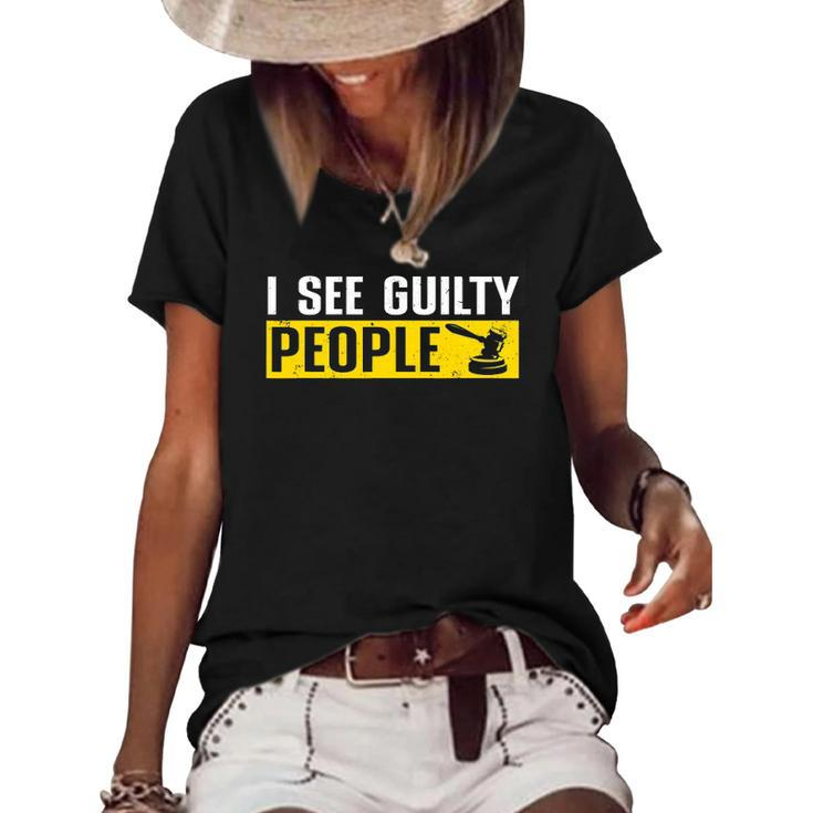 Cool Lawyer Art Men Women Prosecutor Attorney Judge Defense Women's Short Sleeve Loose T-shirt
