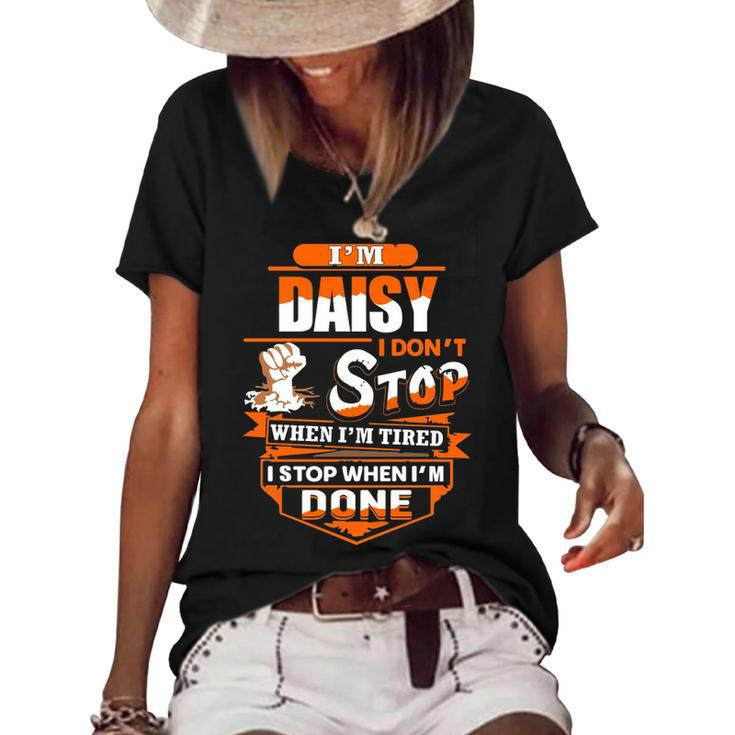 Daisy Name Gift   Im Daisy Women's Short Sleeve Loose T-shirt