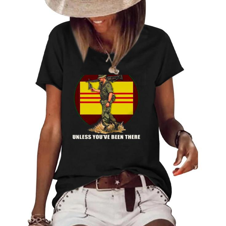 Dont Mean Nuthin Unless Youve Been There Vietnam Veterans Day Women's Short Sleeve Loose T-shirt