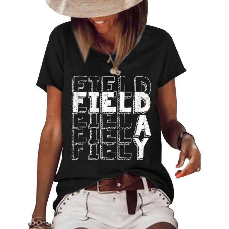 Field Day 2022 For School Teachers Kids And Family  V2 Women's Short Sleeve Loose T-shirt