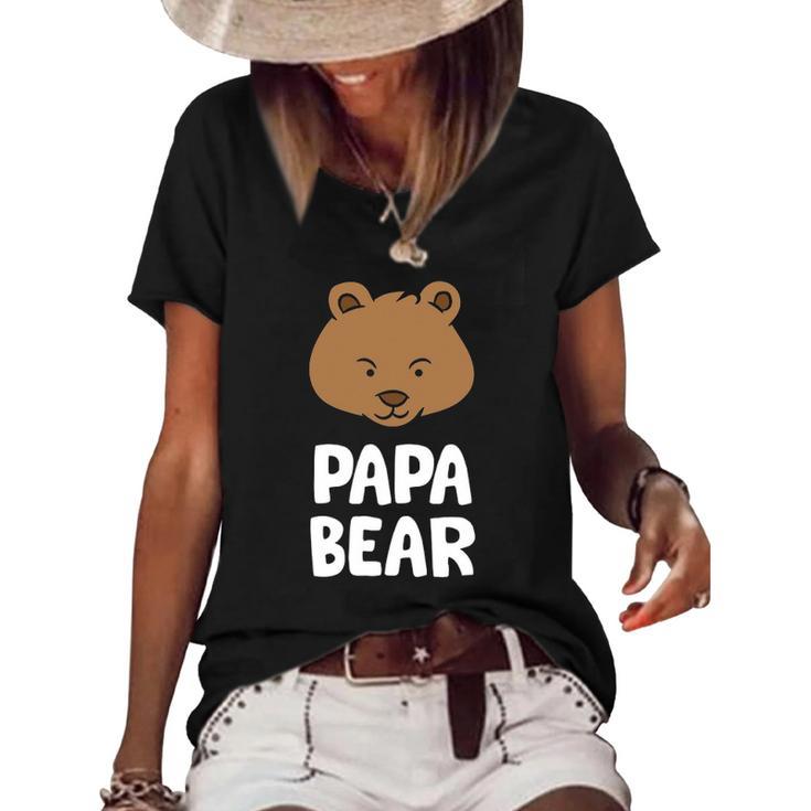 Papa Bear Father's day Amazing Funny Best Unisex Jersey Short Sleeve Tee 