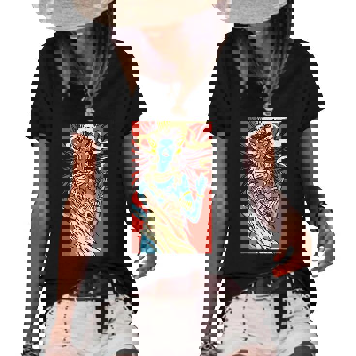 Kali Goddess Hindu Goddess Gift Women's Short Sleeve Loose T-shirt