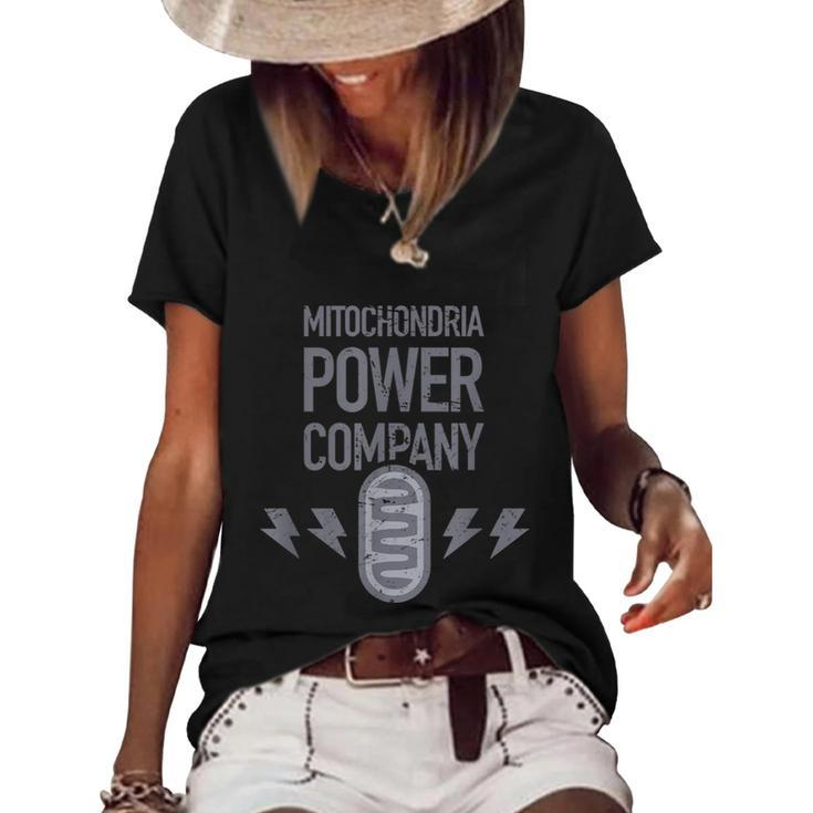 Mitochondria Biology Teacher  Women's Short Sleeve Loose T-shirt