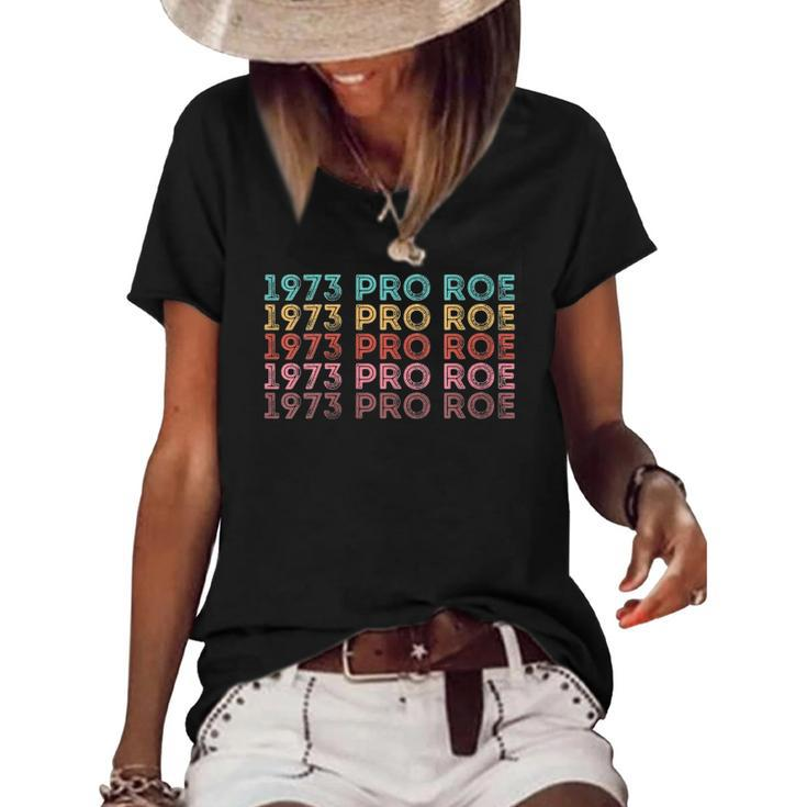 Womens 1973 Pro Roe Vintage  Women's Short Sleeve Loose T-shirt