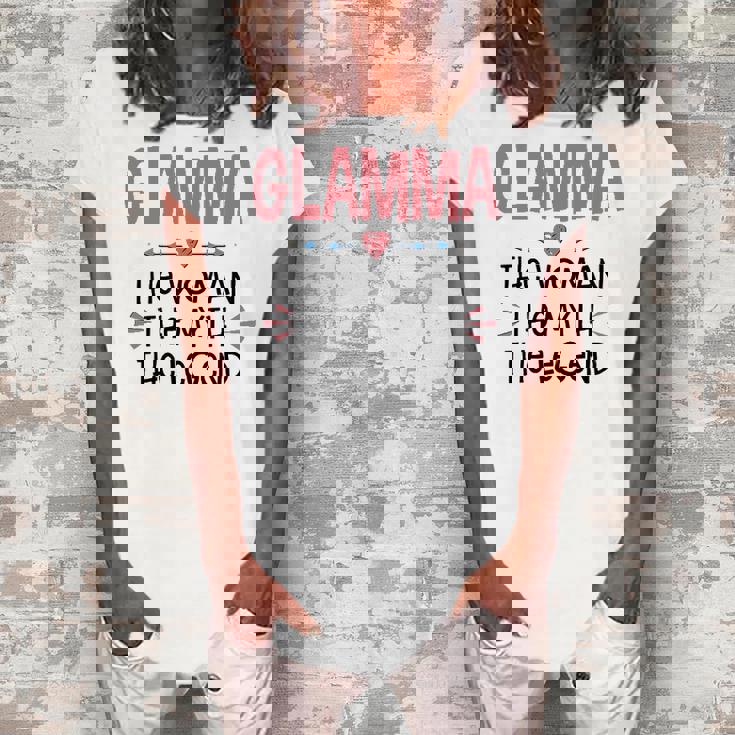 Glamma Grandma Glamma The Woman The Myth The Legend Women's Loosen T-shirt