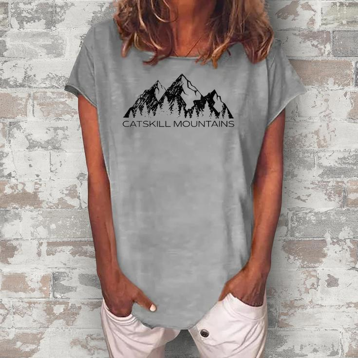 Womens Catskill Mountains New York Women's Loosen T-Shirt