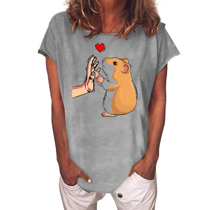 Hamster Lover Hammy Girls Women Women's Loosen T-Shirt