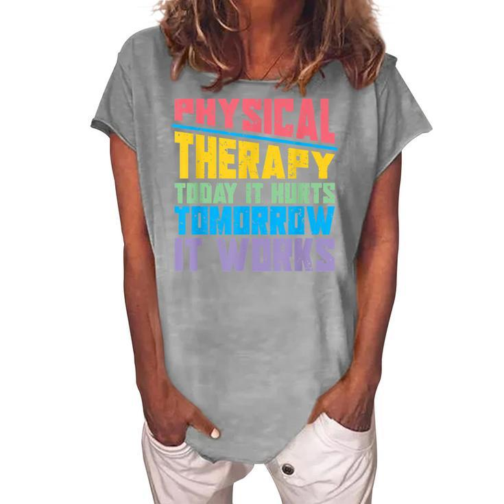 Pt Therapist Pta Physiotherapy Physical Therapy Women's Loosen T-shirt