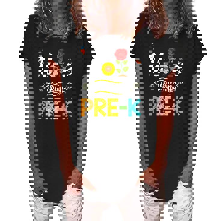 Teaching Children Teaching Teacher Preschool Teacher Women's Loosen Crew Neck Short Sleeve T-Shirt