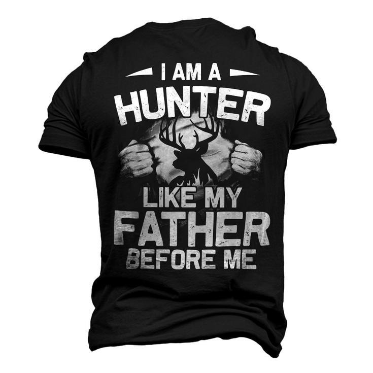 Father Grandpa I Am A Hunter Like My Before Me291 Family Dad Men's 3D Print  Graphic Crewneck Short Sleeve T-shirt - Monsterry