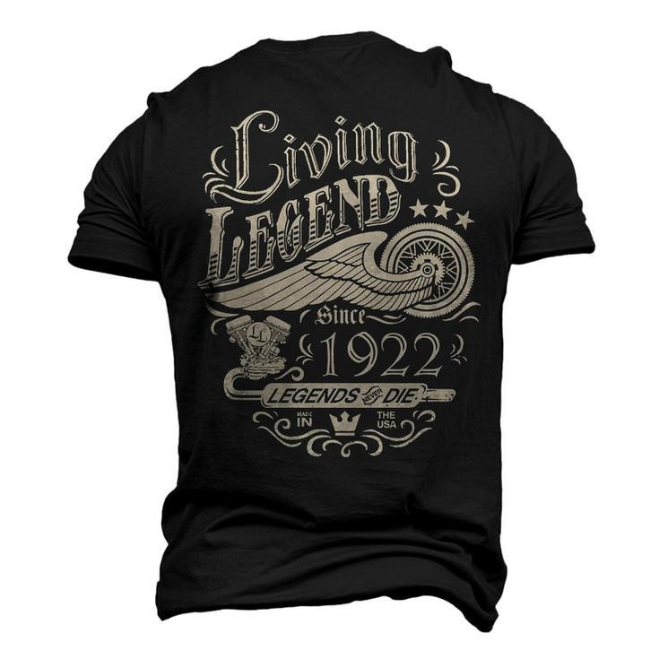 1922 Birthday Living Legend Since 1922 Men's 3D T-shirt Back Print