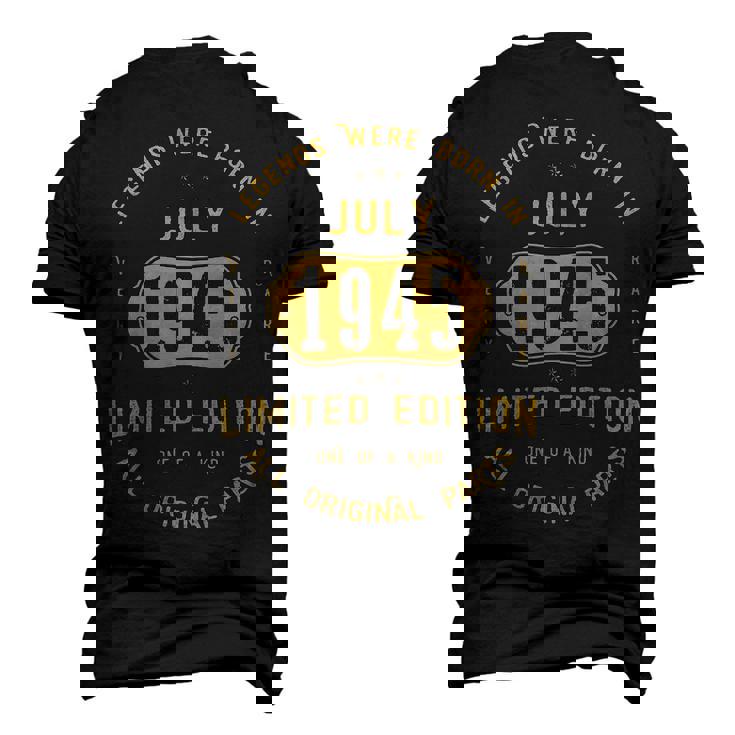 1945 July Birthday 1945 July Limited Edition Men's 3D T-shirt Back Print
