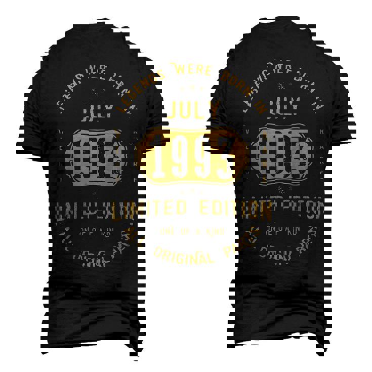 1993 July Birthday 1993 July Limited Edition Men's 3D T-shirt Back Print