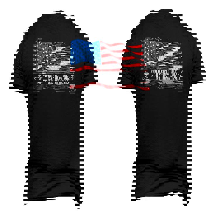 22 Veterans A Day Commit Suicide Ptsd Patriotic Usa Flag Men's 3D T-Shirt Back Print