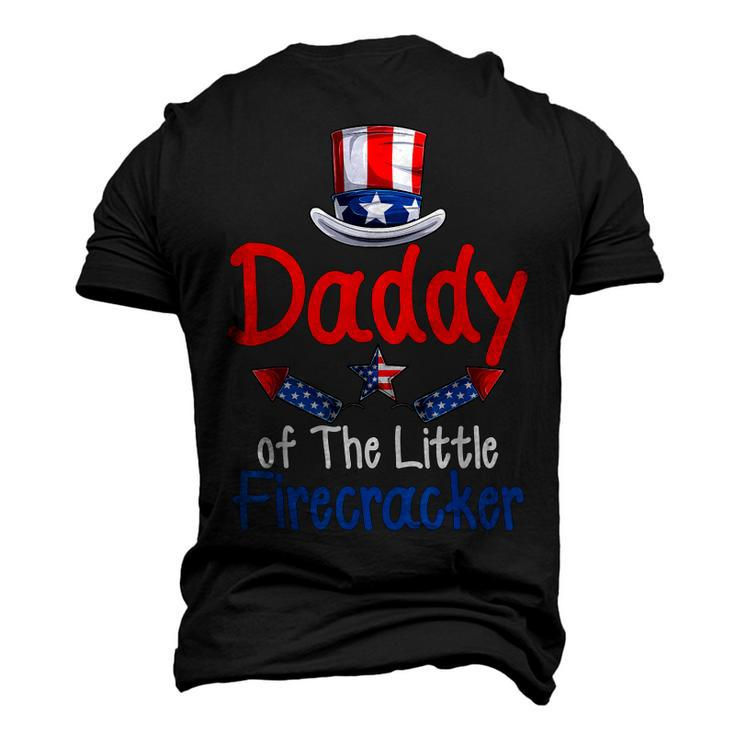 4Th Of July Daddy Of The Little Firecracker V2 Men's 3D T-shirt Back Print