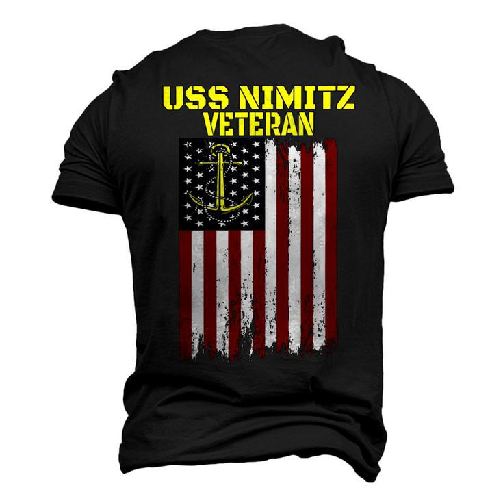 Aircraft Carrier Uss Nimitz Cvn-68 Veterans Day Father Day T-Shirt Men's 3D Print Graphic Crewneck Short Sleeve T-shirt