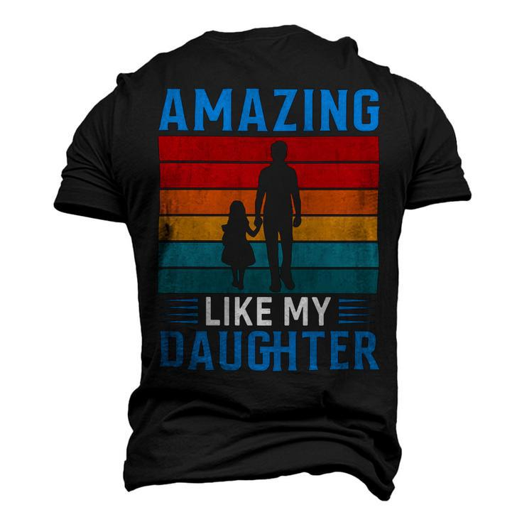 Amazing Like My Daughter Funny Fathers Day Gift Men's 3D Print Graphic Crewneck Short Sleeve T-shirt