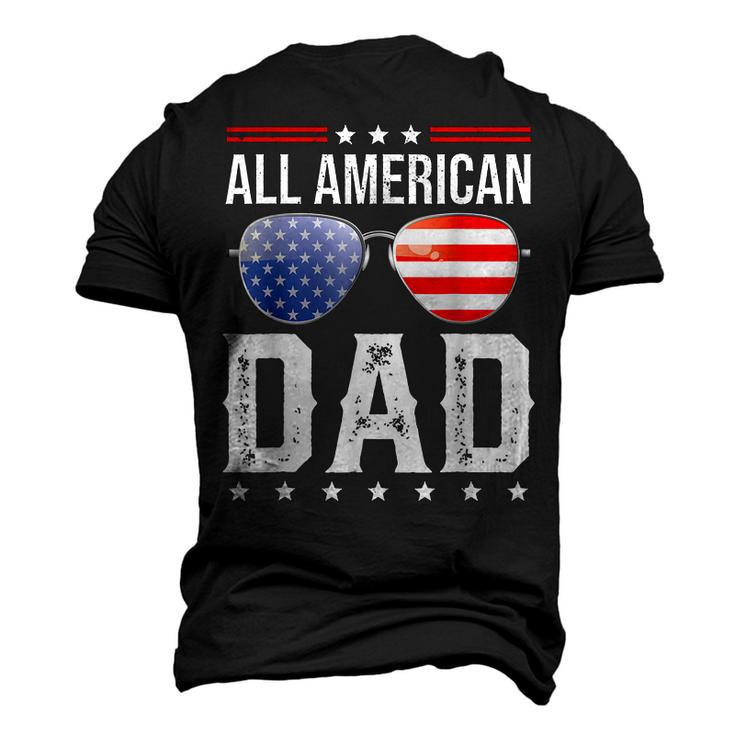 All American Dad 4Th Of July Us Patriotic Pride V2 Men's 3D T-shirt Back Print