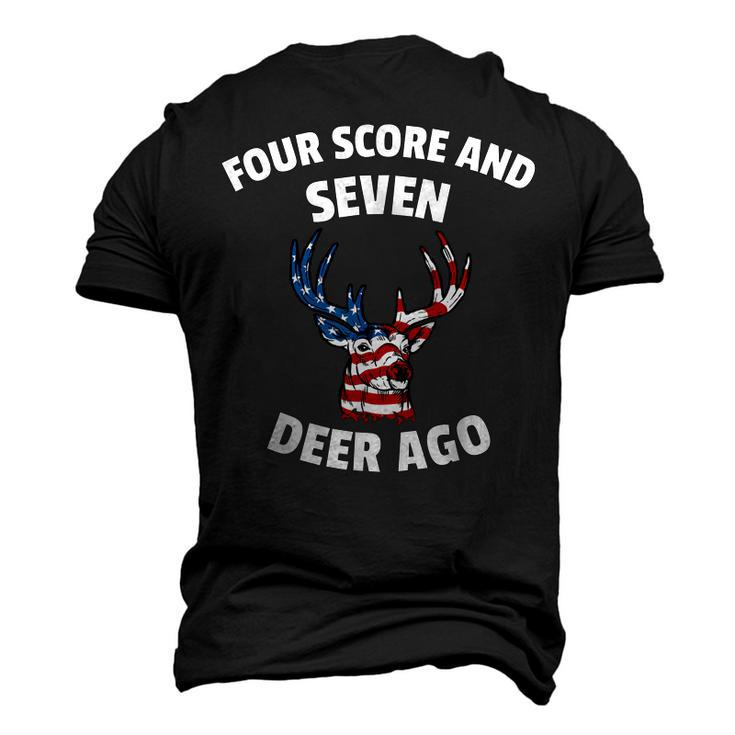 American Flag Deer 4Th Of July - Seven Deer Ago Men's 3D T-shirt Back Print