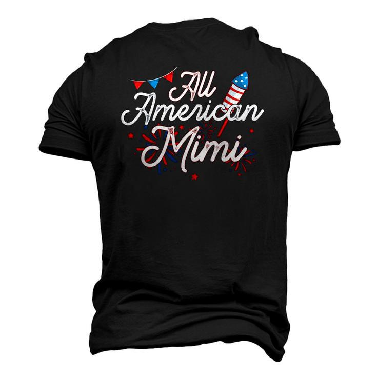 All American Mimi 4Th Of July Matching Patriotic Men's 3D T-Shirt Back Print