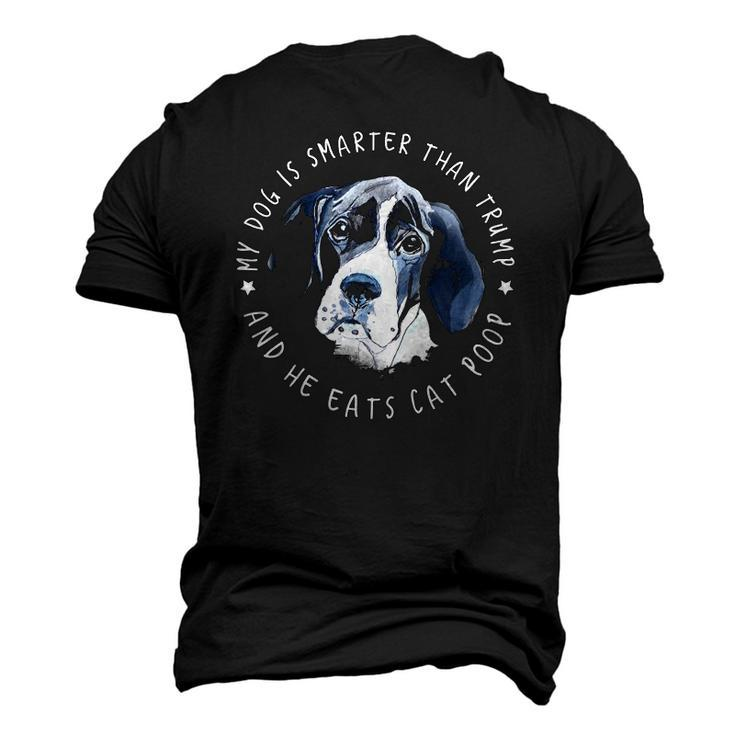 Anti Trump For Dog Lovers Men's 3D T-Shirt Back Print