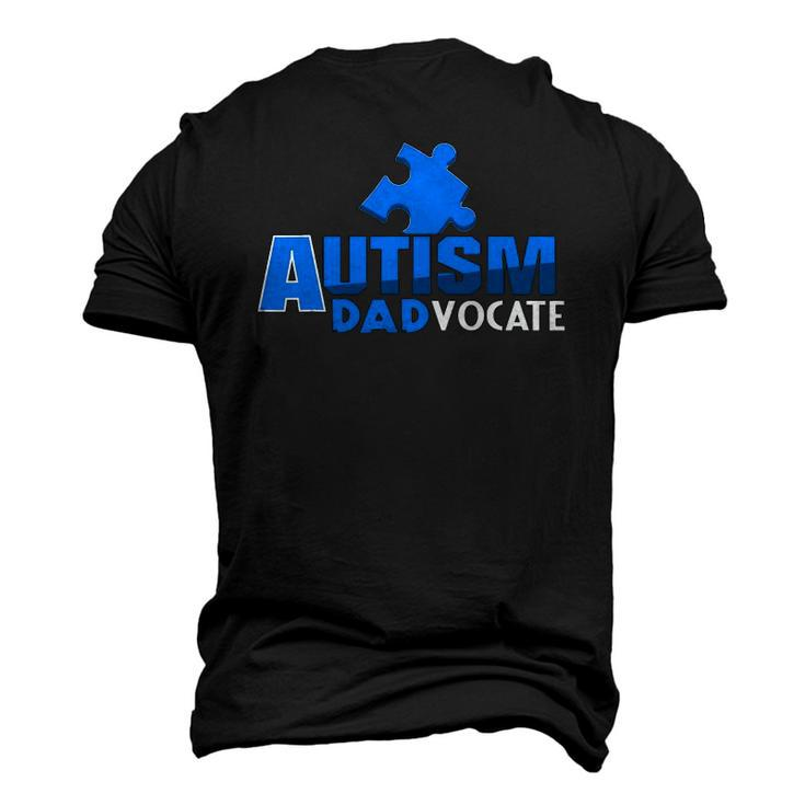 Autism Awareness Autism Dadvocate Autism Dad Men's 3D T-Shirt Back Print