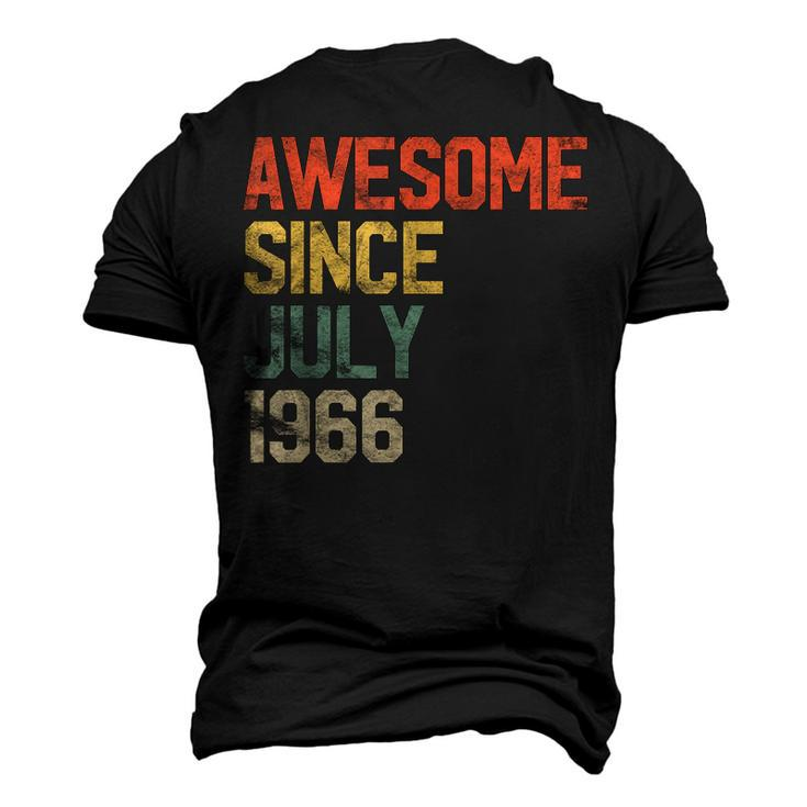 Awesome Since July 1966 Men Woman 55Th Birthday 55 Year Old Men's 3D T-shirt Back Print