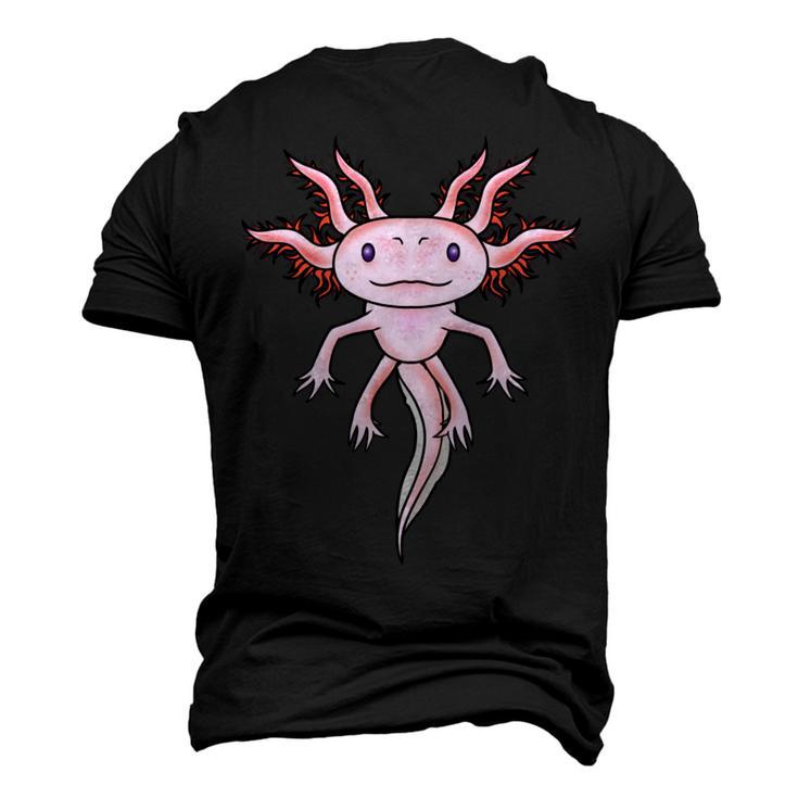 Axolotl Cute Men's 3D Print Graphic Crewneck Short Sleeve T-shirt