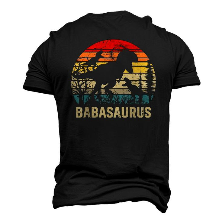 Baba Dinosaur Babasaurus 2 Two Kids Xmas Christmas Men's 3D T-Shirt Back Print