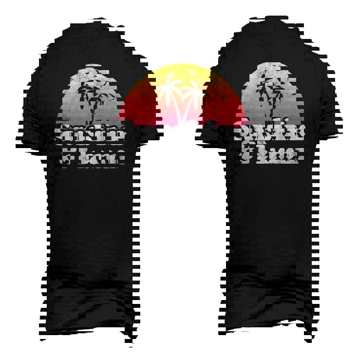 Bacon Sunshine And Bacon Men's 3D T-Shirt Back Print