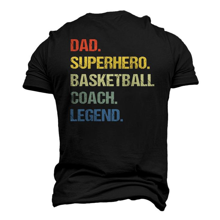 Basketball Coach Dad Sport Lover Men's 3D T-Shirt Back Print