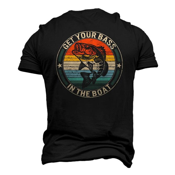 Get Your Bass On The Boat Fishing For Men Fisherman Men's 3D T-Shirt Back Print