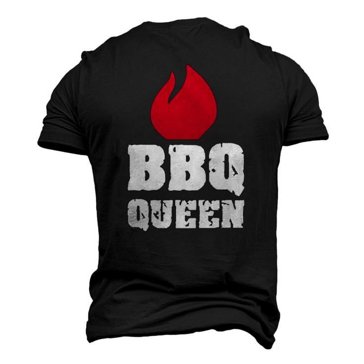 Bbq Queen Vintage Bbq Lover Men's 3D T-Shirt Back Print