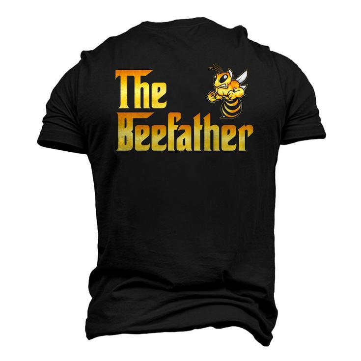 The Beefather Bee Lover Honey For Dad Men Men's 3D T-Shirt Back Print