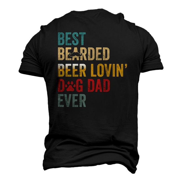 Best Bearded Beer Lovin’ Dog Dad Ever-Best For Dog Lovers Men's 3D T-Shirt Back Print