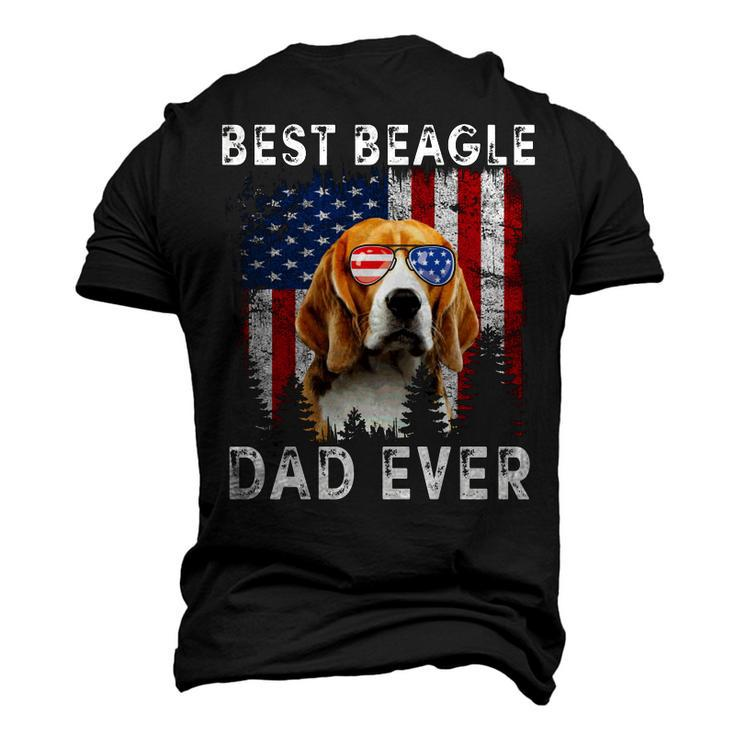 Best Boxer Dad Ever American Flag Fathers Day 4Th Of July Men's 3D T-shirt Back Print
