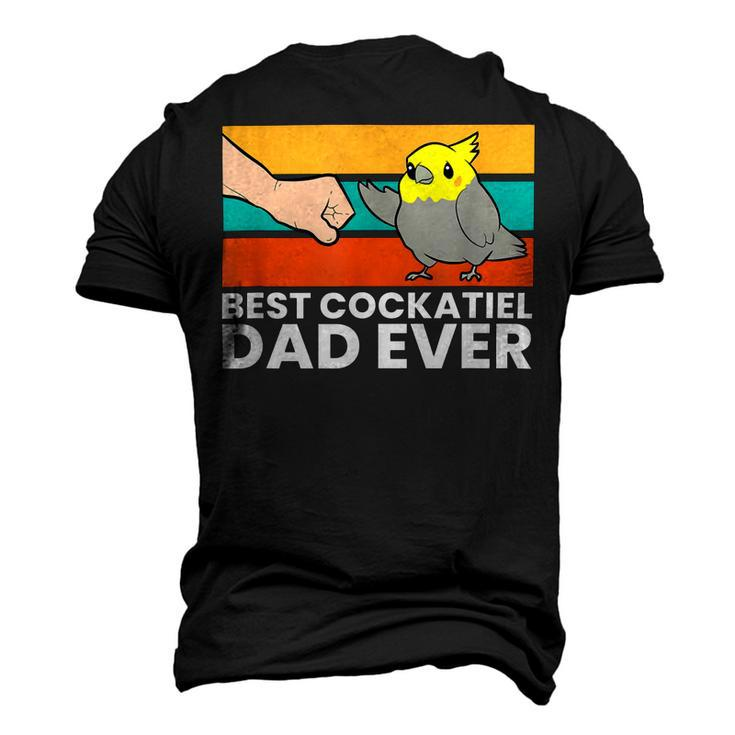 Best Cockatiel Dad Ever Bird Cockatiel Parrot Men's 3D Print Graphic Crewneck Short Sleeve T-shirt