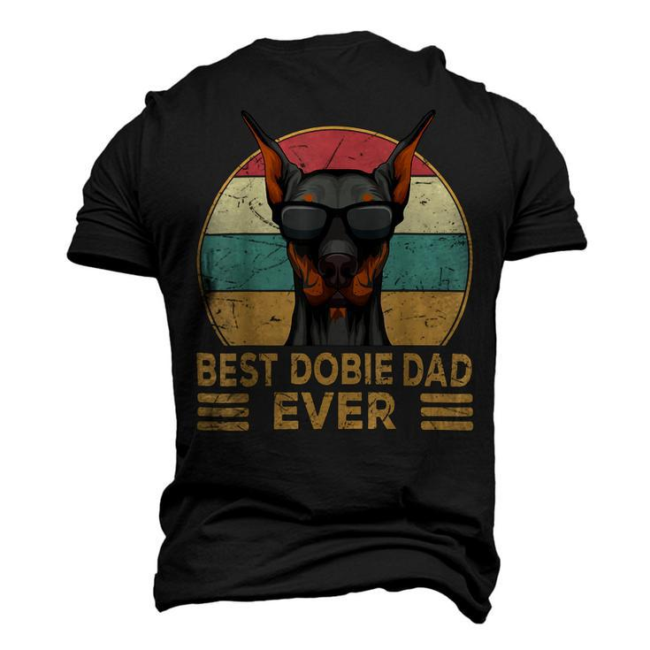 Best Dobie Dad Ever Doberman Dog Owner Men's 3D Print Graphic Crewneck Short Sleeve T-shirt